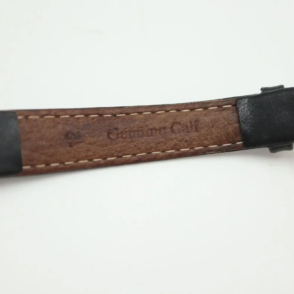 Michael Kors Alane Watch 18mm Rose Gold Tone MOP Rectangle Tank Leather MK2923